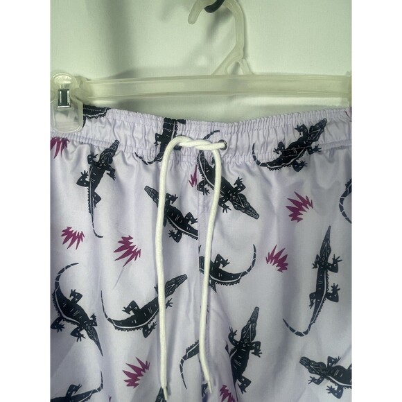 Arizona Jean Co Men’s Lilac Gator Swim Trunks Sz XXL New - Picture 3 of 8